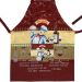 Avental Estampado com Bolso 65x80cm Vin Rouge