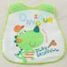 Babador Encanto para Bebê 45x28cm Dino Verde