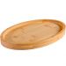 Bandeja Oval Bambu Petisqueira 30x20x2,6