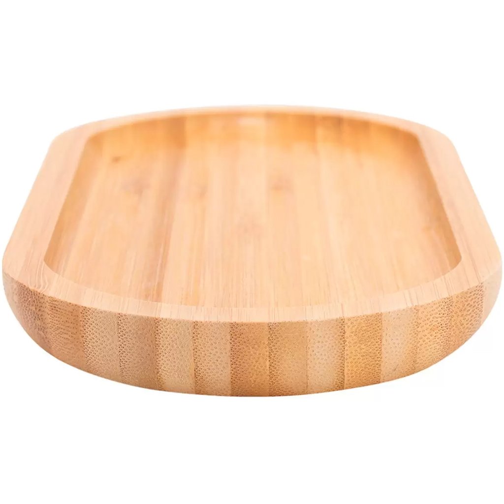 Bandeja Oval Bambu Petisqueira 34x14