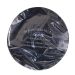 Bandeja Redonda Classic Black 25x7 Aço Galvanizado