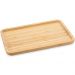 Bandeja Retangular de Bambu Tábua de Frios 30x20x1,5cm