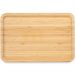 Bandeja Retangular de Bambu Tábua de Frios 30x20x1,5cm