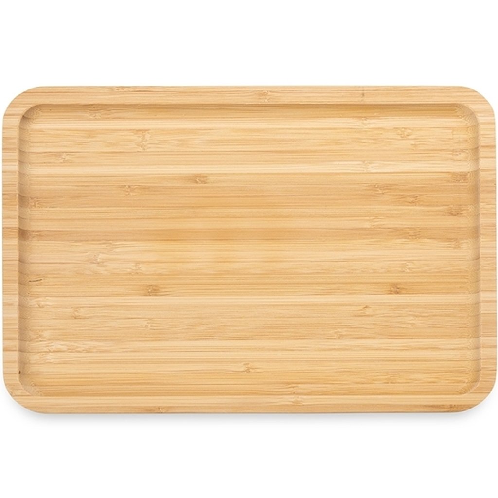 Bandeja Retangular de Bambu Tábua de Frios 30x20x1,5cm