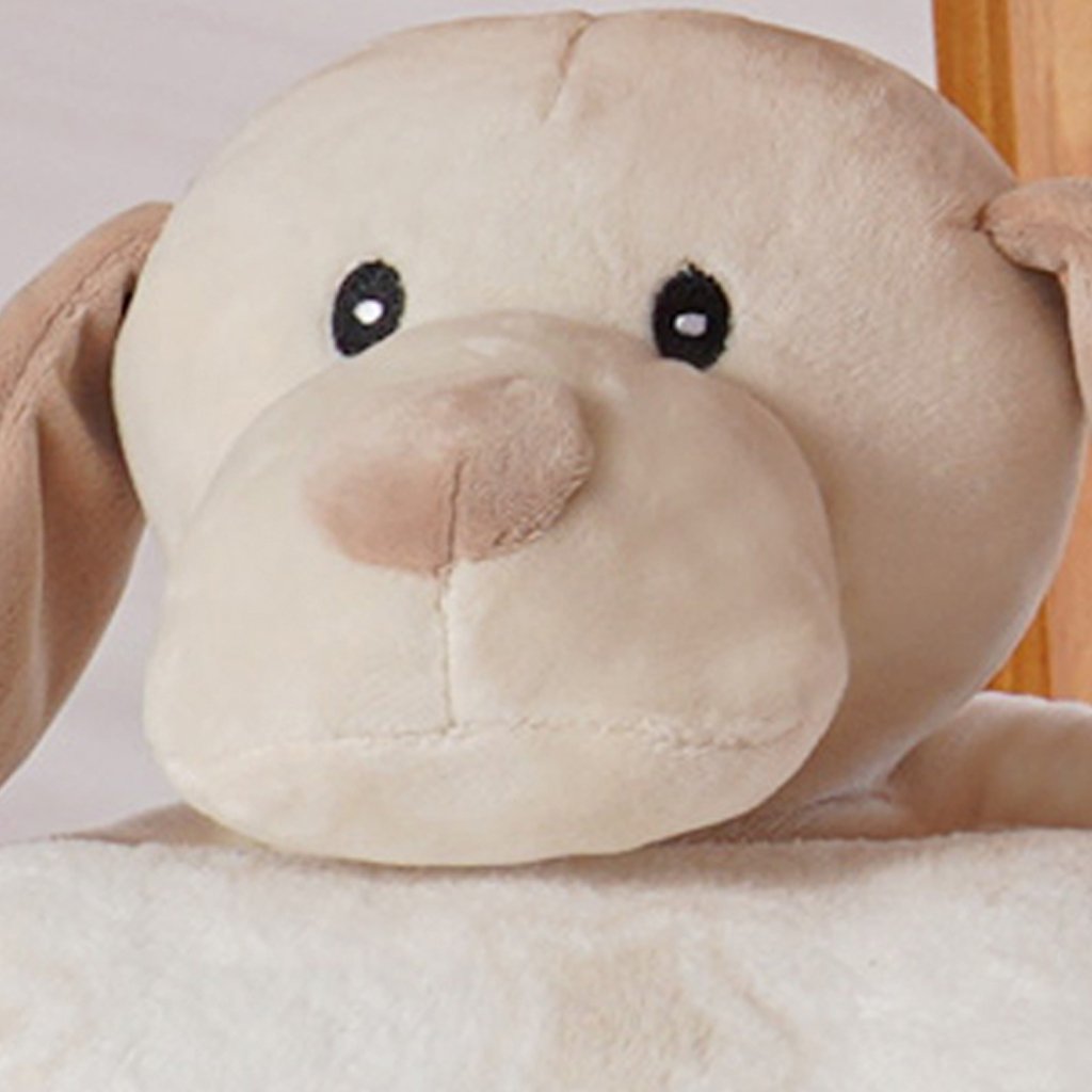 Bichinho de Pelúcia Carinhoso New com Manta Bebê 100x75cm Cachorrinho