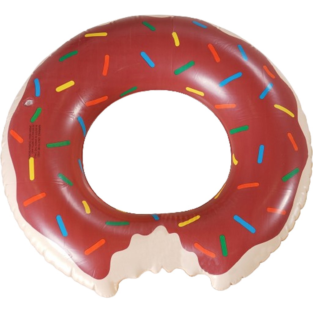 Boia Redonda Donuts Infantil 80cm Bordô