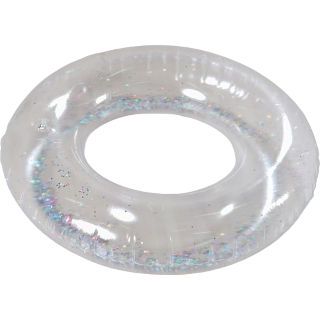Boia Redonda Glitter Infantil 80cm Prata