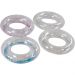 Boia Redonda Glitter Infantil 80cm Prata