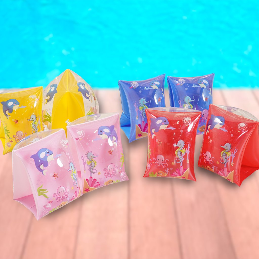 Boia de Braço Jogo para Criança 27x17cm Azul