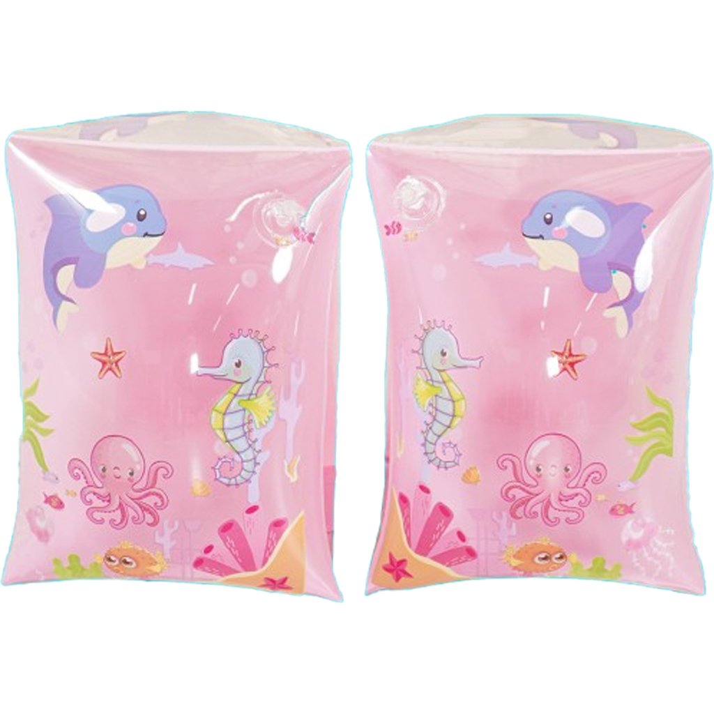 Boia de Braço Jogo para Criança 27x17cm Rosa