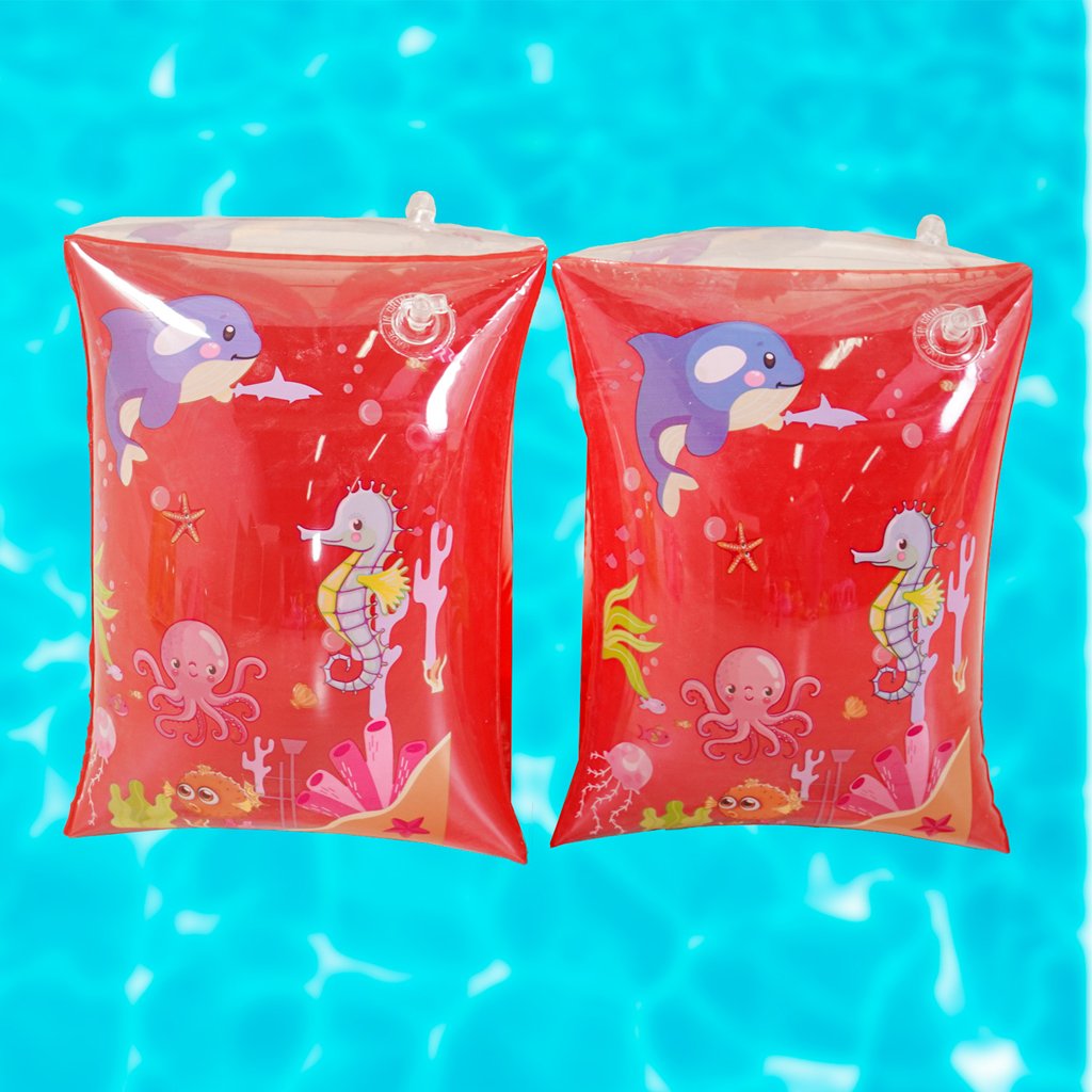 Boia de Braço Jogo para Criança 27x17cm Vermelho
