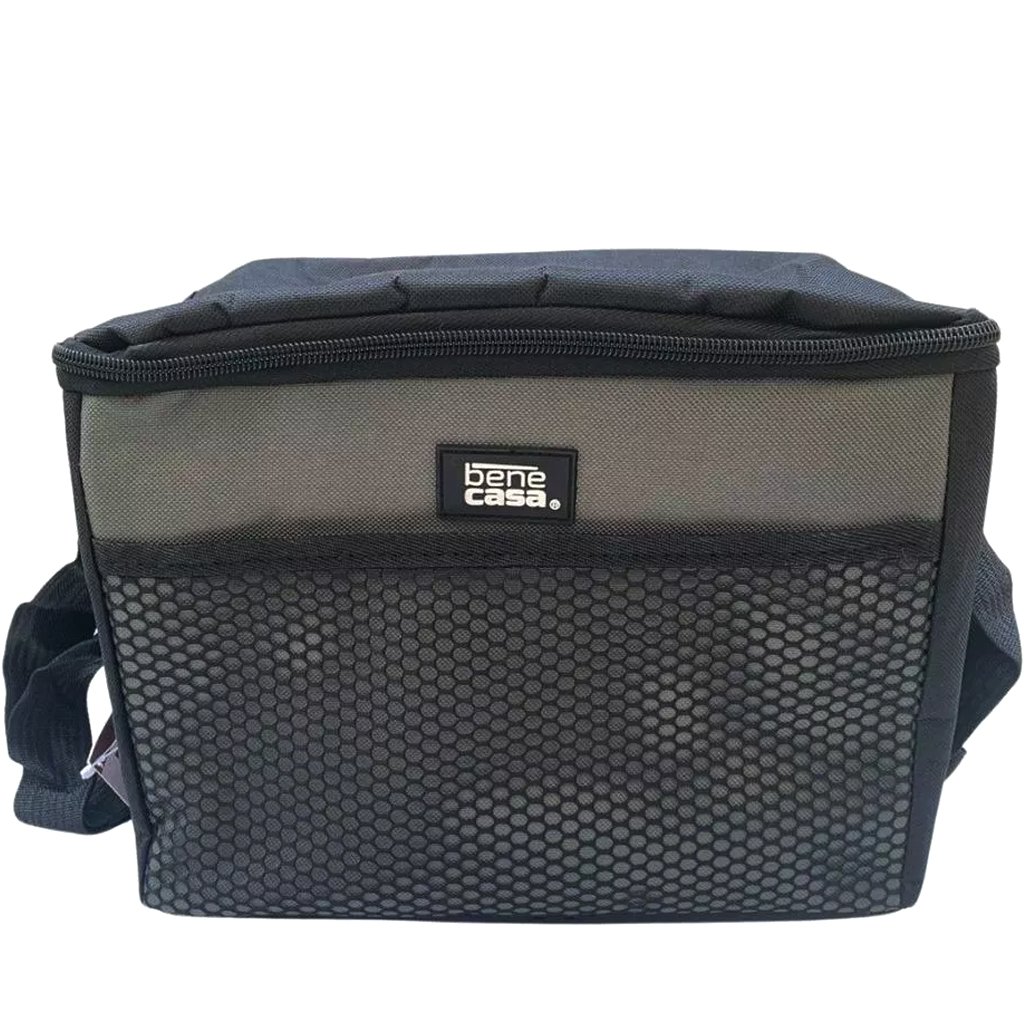 Bolsa Térmica com Alça 5L para Praia e Marmita 22x14x18 Preto