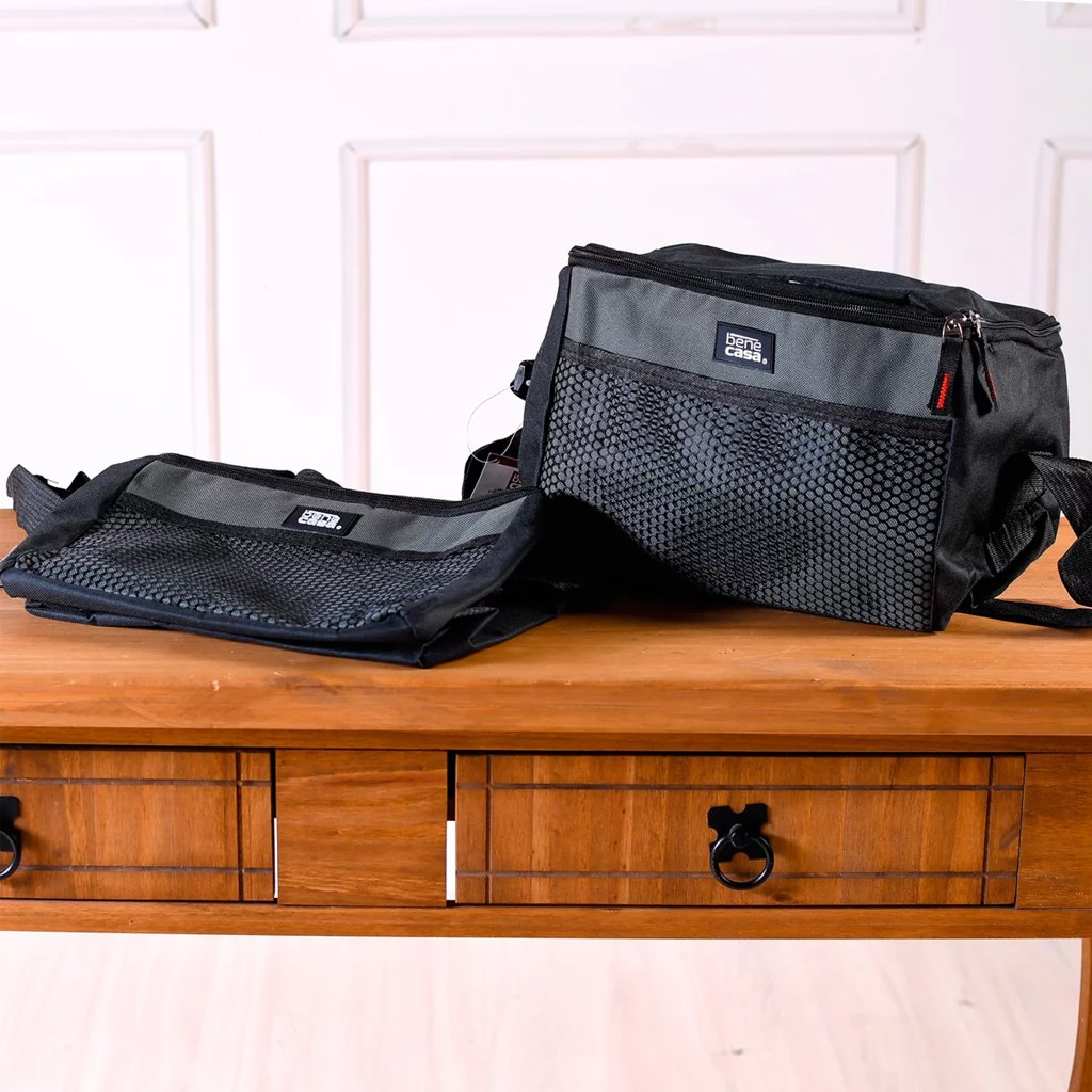 Bolsa Térmica com Alça 5L para Praia e Marmita 22x14x18 Preto