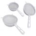 Conjunto 3 Peneiras 7cm + 11cm + 14cm Branco
