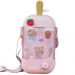 Copo Infantil Picolé 400ml 19x8x8cm Rosa