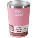 Copo Térmico para Bebidas Sem Tampa 400ml   Rosa