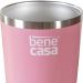 Copo Térmico para Bebidas Sem Tampa 400ml   Rosa