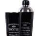 Coqueteleira Classic Black 8,7x24,5 Aço Galvanizado