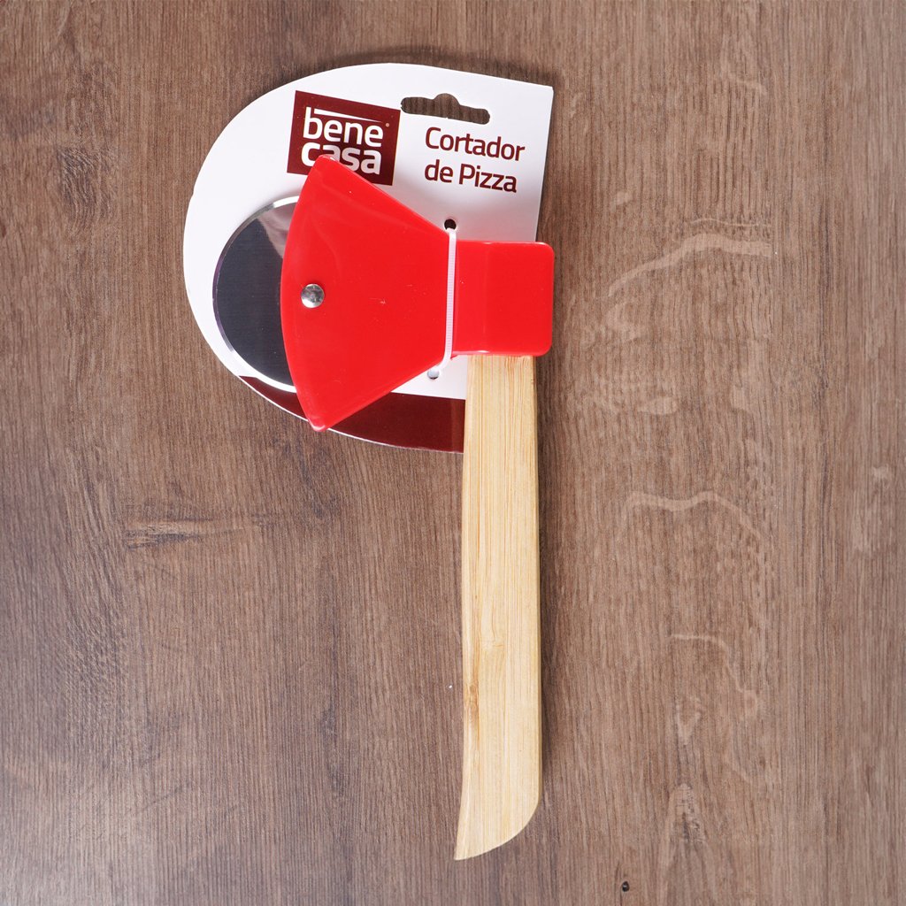 Cortador de Pizza Machado 21x10cm Vermelho