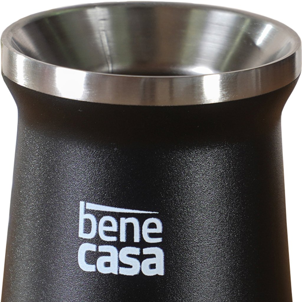 Cuia Térmica para Chimarrão Tereré Matte 300ml Preto