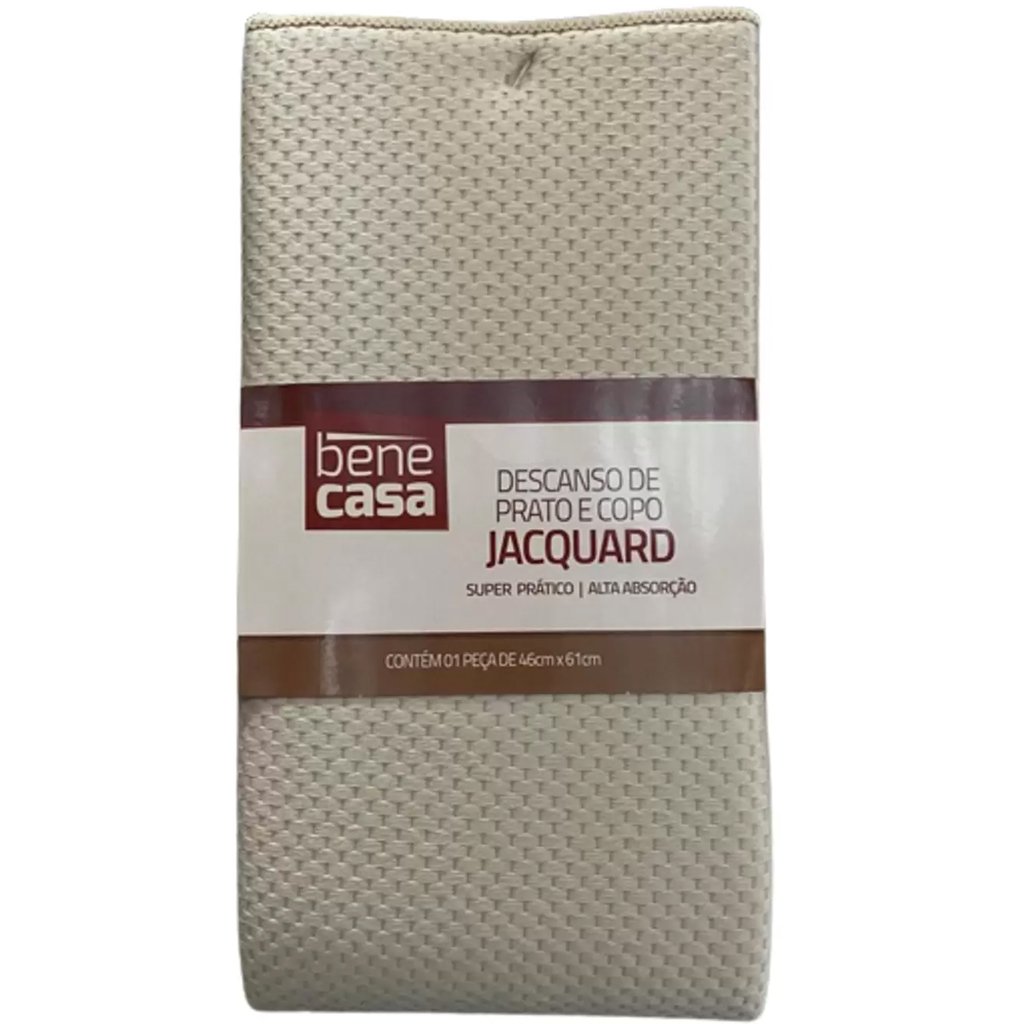 Descanso de Prato e Copo Jacquard 23x46cm