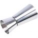 Dosador Duplo Inox 30/60ml para Drinks Inox