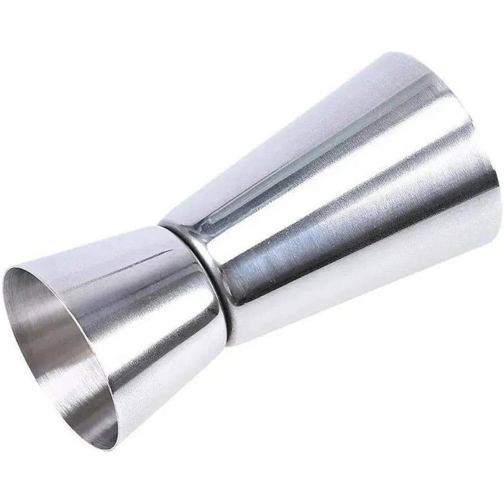 Dosador Duplo Inox 30/60ml para Drinks Inox