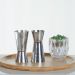 Dosador Duplo Inox 30/60ml para Drinks Inox