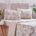 Edredom Casal Bella Cama Malha 125g/m² 100% Algodão 200x220cm Bege