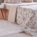 Edredom Casal Bella Cama Malha 125g/m² 100% Algodão 200x220cm Bege