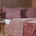 Edredom Casal Plush Bicolor Dupla Face 100% Poliéster 180x220cm Cognac