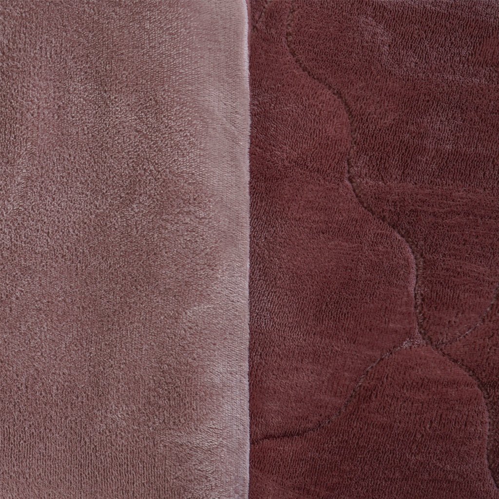 Edredom Casal Plush Bicolor Dupla Face 100% Poliéster 180x220cm Cognac