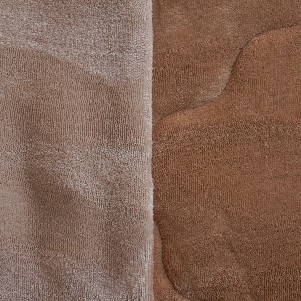 Edredom Queen Plush Bicolor Dupla Face 100% Poliéster 220x240cm Linho