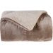 Edredom Sherpa Casal Dupla Face 180x220cm Natural