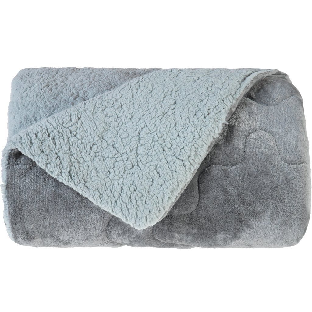 Edredom Sherpa King Dupla Face 240x260cm Luna