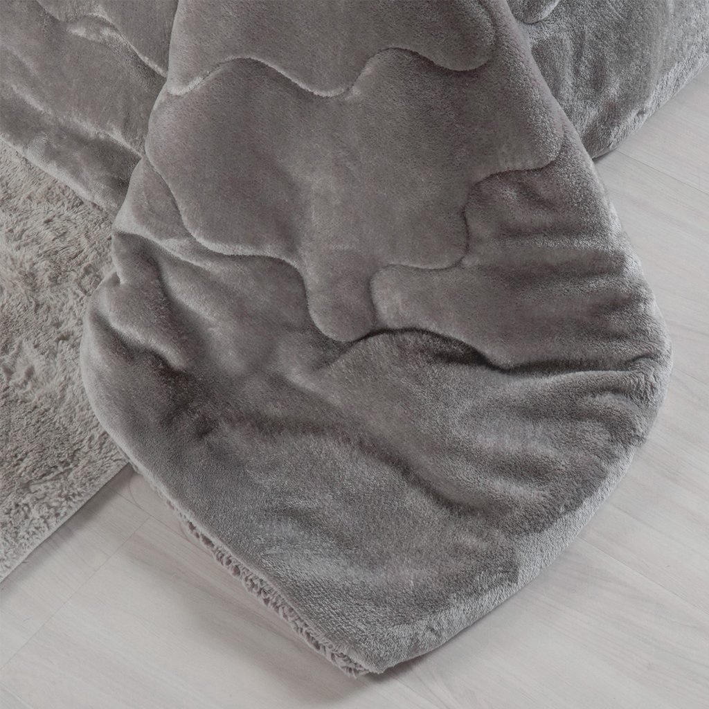 Edredom Sherpa King Dupla Face 240x260cm Rock