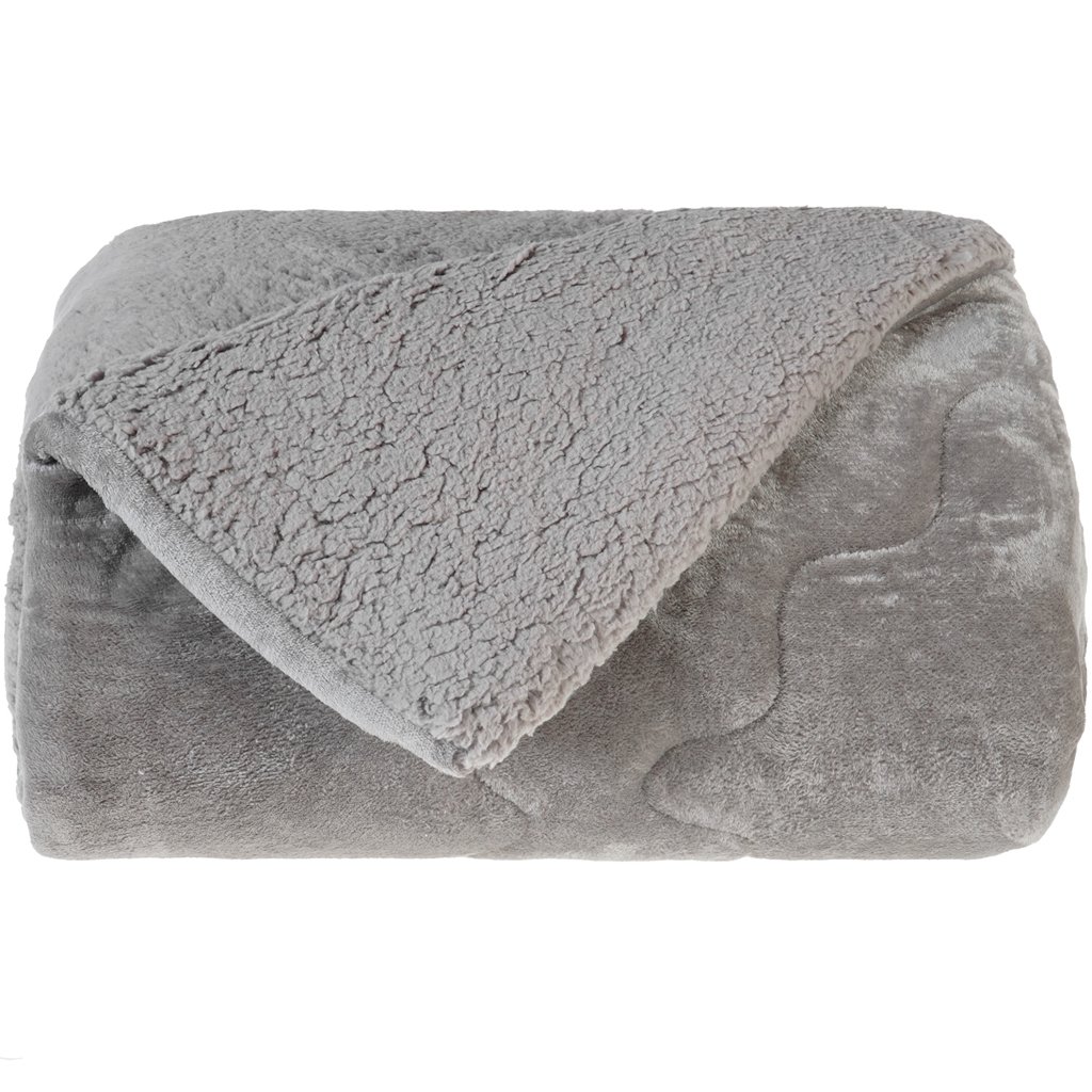 Edredom Sherpa King Dupla Face 240x260cm Rock
