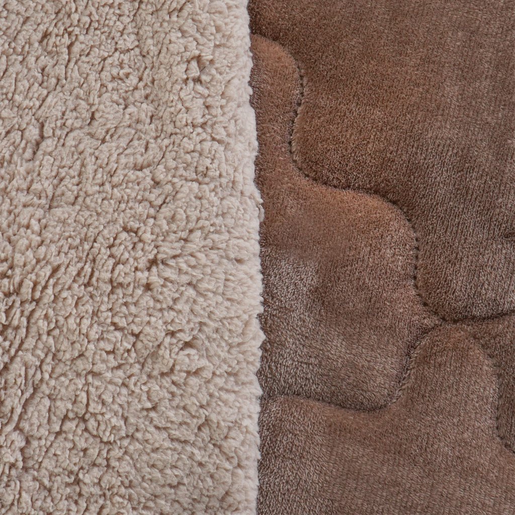 Edredom Sherpa Queen Dupla Face 220x240cm Natural