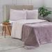 Edredom Sherpa Queen Dupla Face 220x240cm Old Mauve