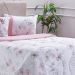 Edredom Solteiro Bella Cama Malha 125g/m² 100% Algodão 160x220cm Rosa