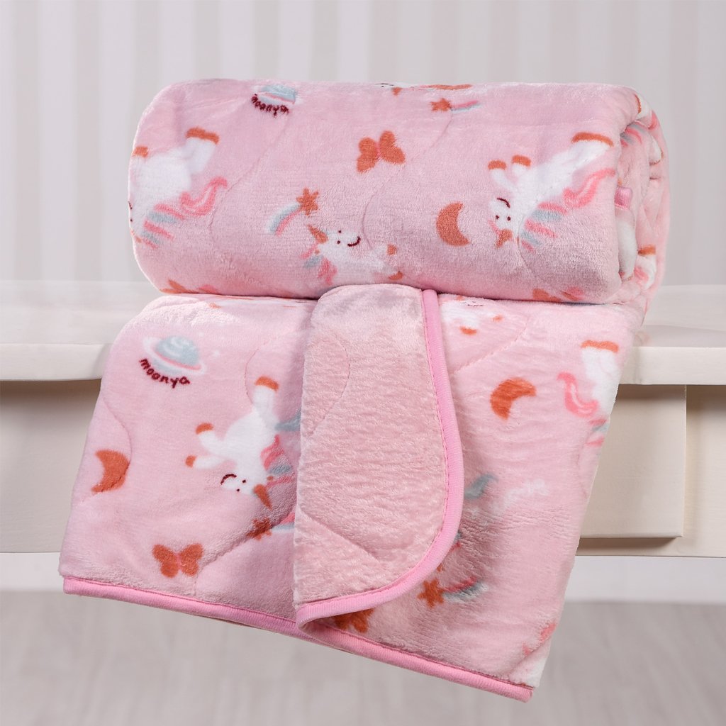 Edredom de Berço Bebê Toque Flannel Fleece 90x110