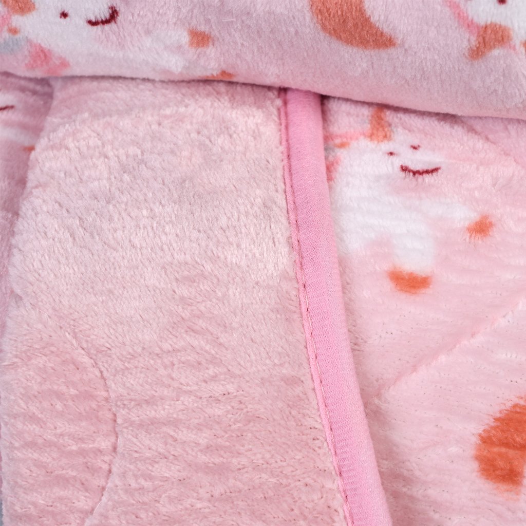 Edredom de Berço Bebê Toque Flannel Fleece 90x110