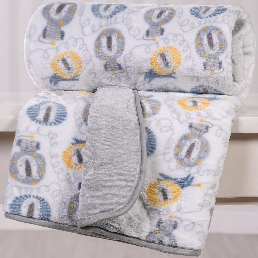 Edredom de Berço Bebê Toque Flannel Fleece 90x110
