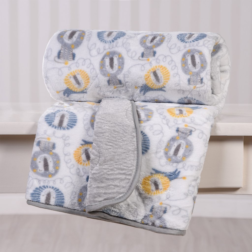 Edredom de Berço Bebê Toque Flannel Fleece 90x110