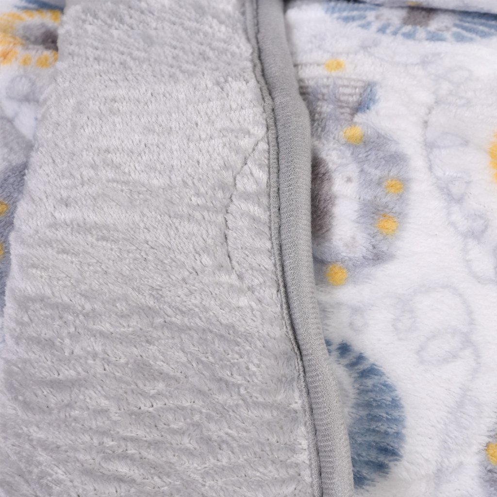 Edredom de Berço Bebê Toque Flannel Fleece 90x110