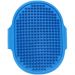 Escova de Banho Pet Silicone com Regulagem 13x8cm Azul