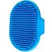 Escova de Banho Pet Silicone com Regulagem 13x8cm Azul