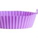Forma de Silicone Air Fryer 20cm Lilás