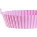 Forma de Silicone Air Fryer 20cm Rosa