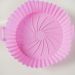 Forma de Silicone Air Fryer 20cm Rosa
